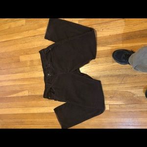 Brown corduroy jeans